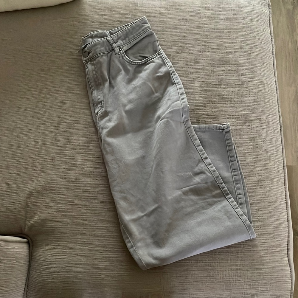 Gray Mom Jeans
